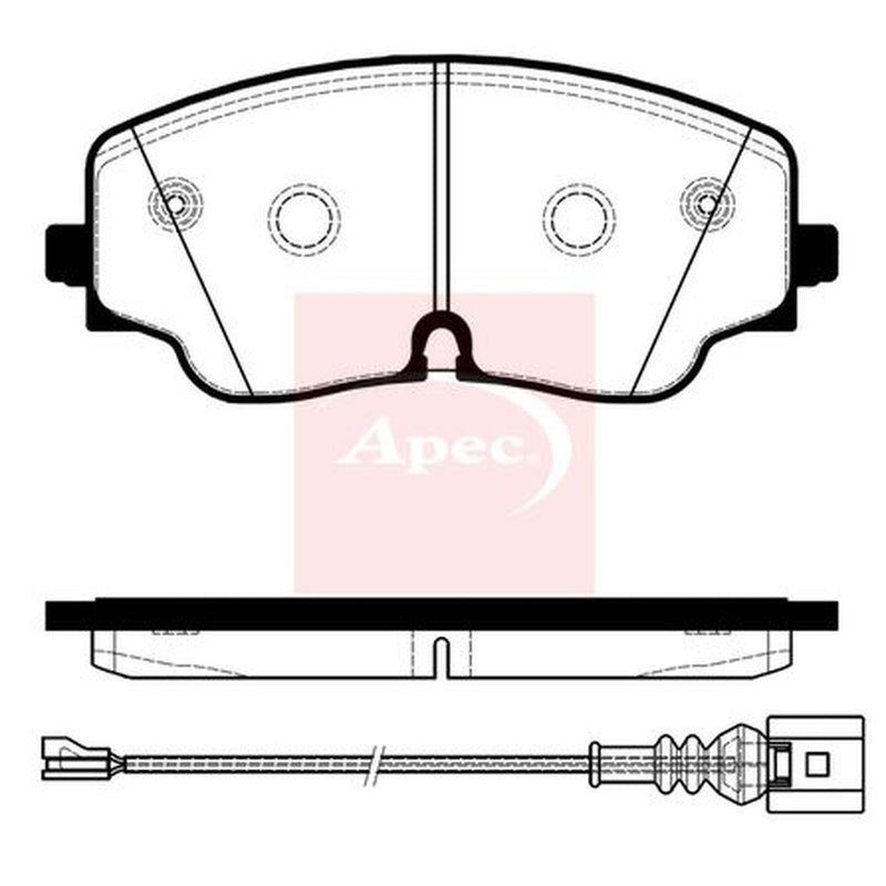 Apec Front Brake Pad Set PAD2465