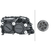 Hella Headlight Headlamp H7/H1 Left 1EH 009 513-031