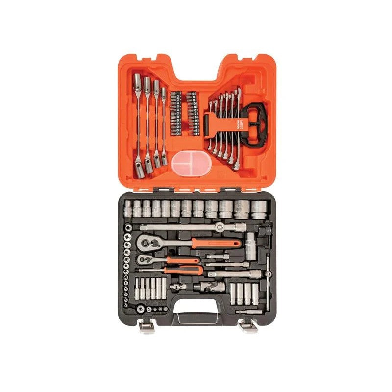 Bahco S910 1/4 & 1/2in Drive Socket & Spanner Set, 92 Piece - S910