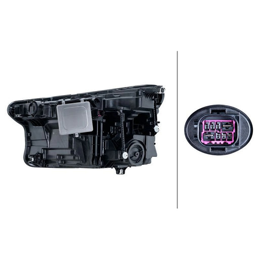 Hella Headlight Headlamp LED Right 1LX 015 400-841