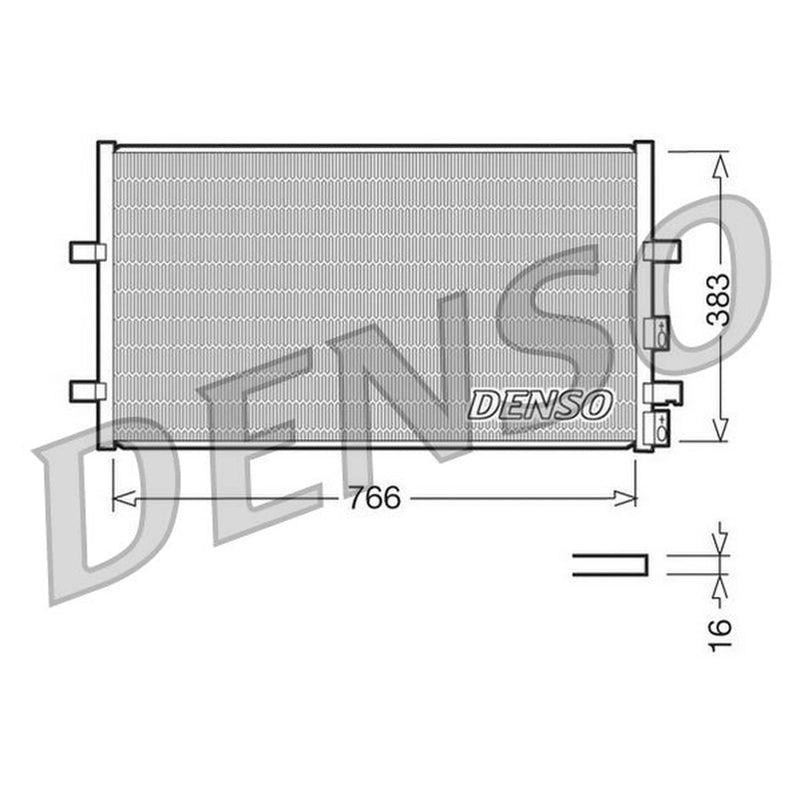 Denso Air Conditioning Condenser DCN10009