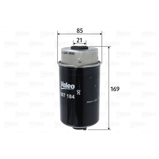 Valeo Fuel Filter Element 587184