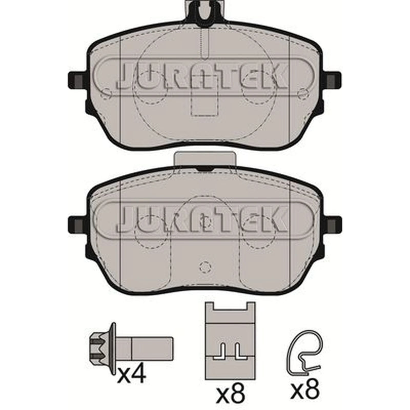 Juratek Front Brake Pad Set JCP8589