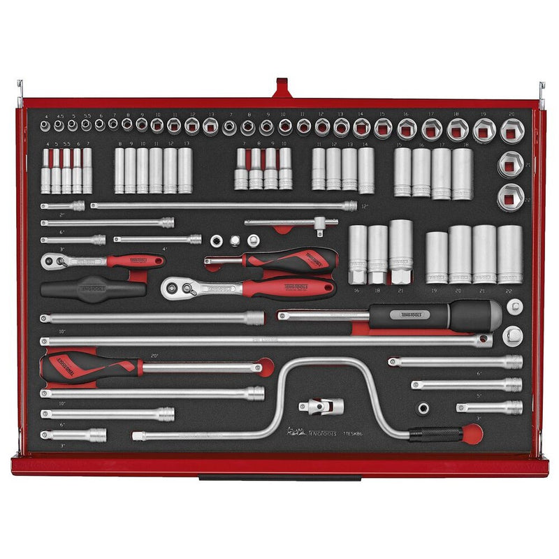 Teng Tools Mobile Tool Kit TKS26R528F 528 Pieces Red