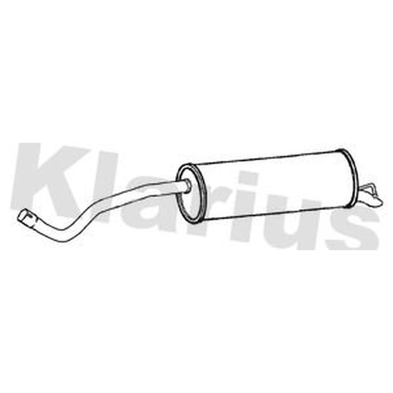 Klarius Box With Tail Pipe Rear VW1309E