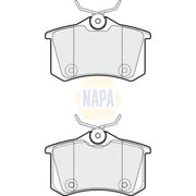 NAPA Rear Brake Pad Set NBP1712