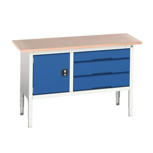 Bott Verso Adjustable Height Storage Bench 1500 x 600mm - 16923014.11