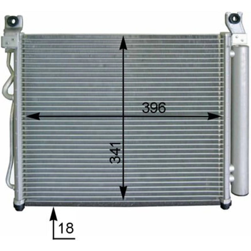 Mahle Air Conditioning Condenser AC 591 000P