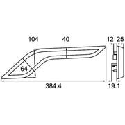 Hella Direction Indicator Light Left Rear 2BA 013 333-331