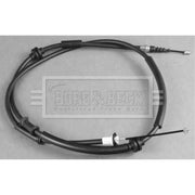 Borg & Beck Handbrake Cable Left Rear BKB3813