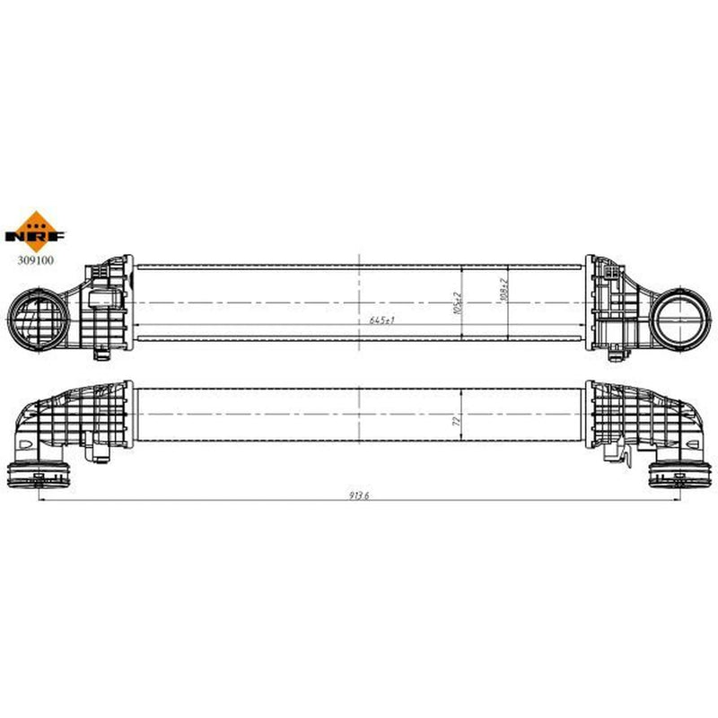 NRF Intercooler (Charge Air Cooler) 309100