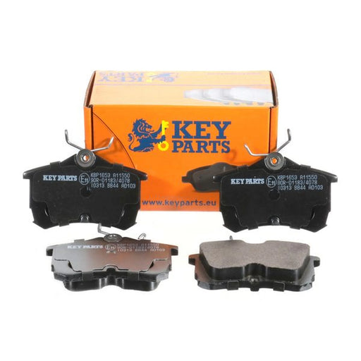 Key Parts 4 x Rear Brake Pad Set KBP1653