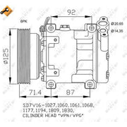 NRF Air Conditioning Compressor 32742
