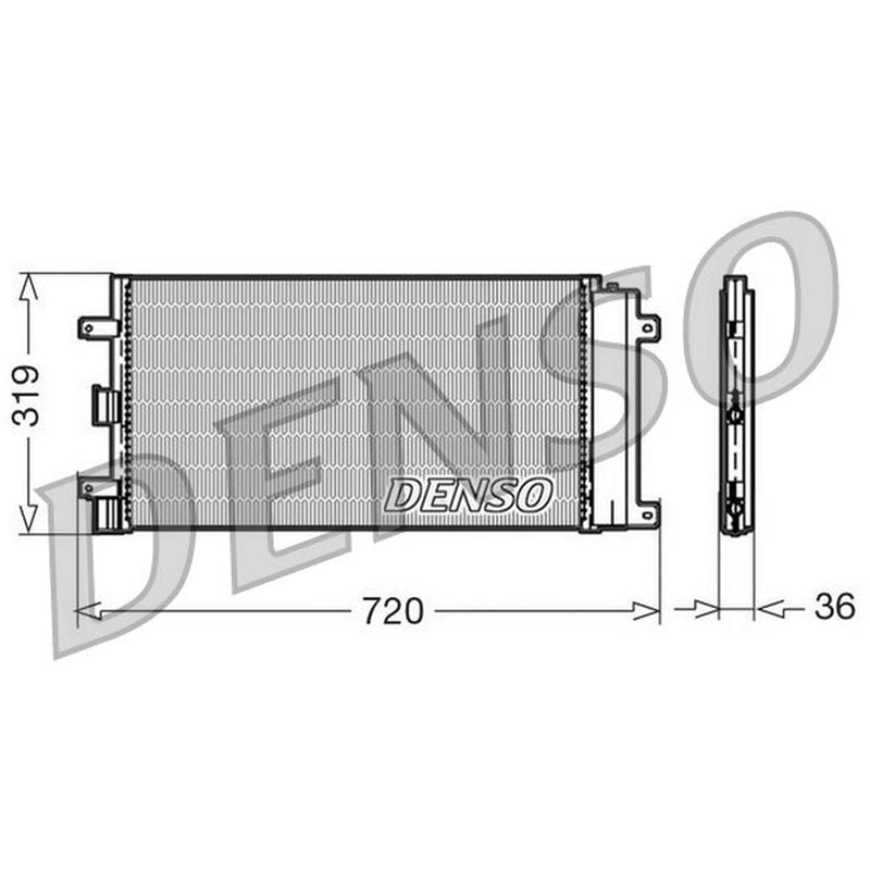 Denso Air Conditioning Condenser DCN09042