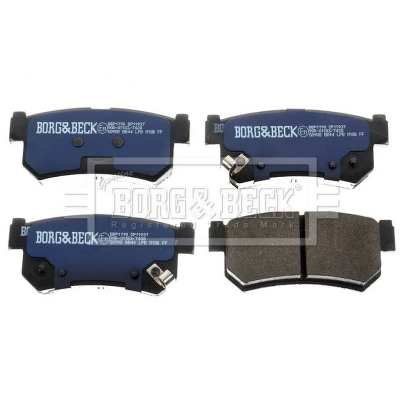 Borg & Beck 4 x Rear Brake Pad Set BBP1790