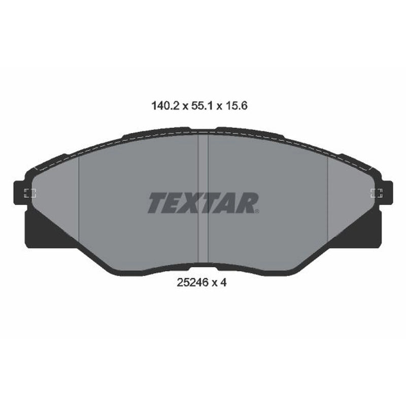 Textar Front Brake Pad Set 2524601
