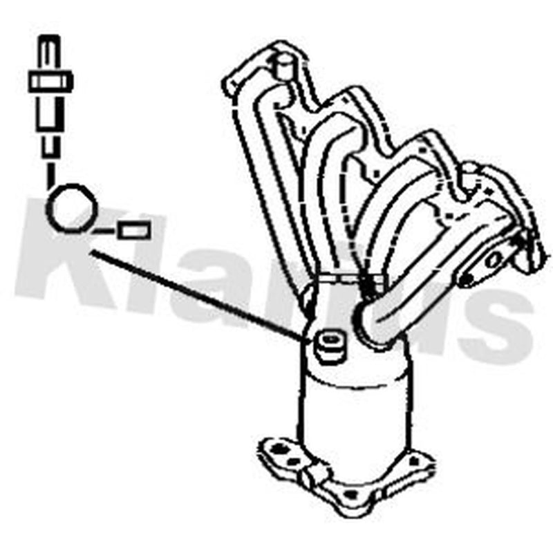 Klarius Catalyst Type Approved With Pipe Front 321744