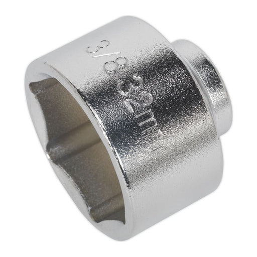 Sealey Low Profile Oil Filter Socket 32mm 3/8"Sq Drive SX113 Sealey  - Town Parts