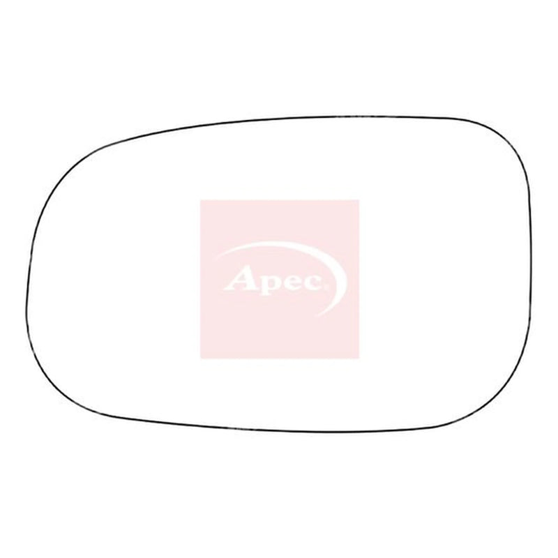 Apec Exterior Wing Mirror Glass Left AMS2625