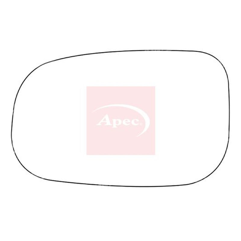 Apec Exterior Wing Mirror Glass Left AMS2625
