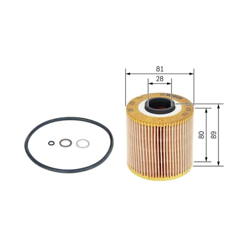 Genuine Bosch Car Oil Filter P9760 Fits Isuzu Trooper Ditd - 3.0 - 98-04 1457429 Bosch  - Town Parts