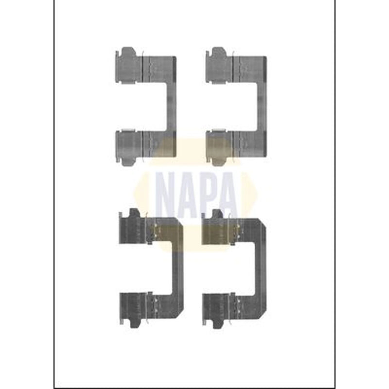 NAPA Brake Pad Accessory Fitting Kit Front NFK1131
