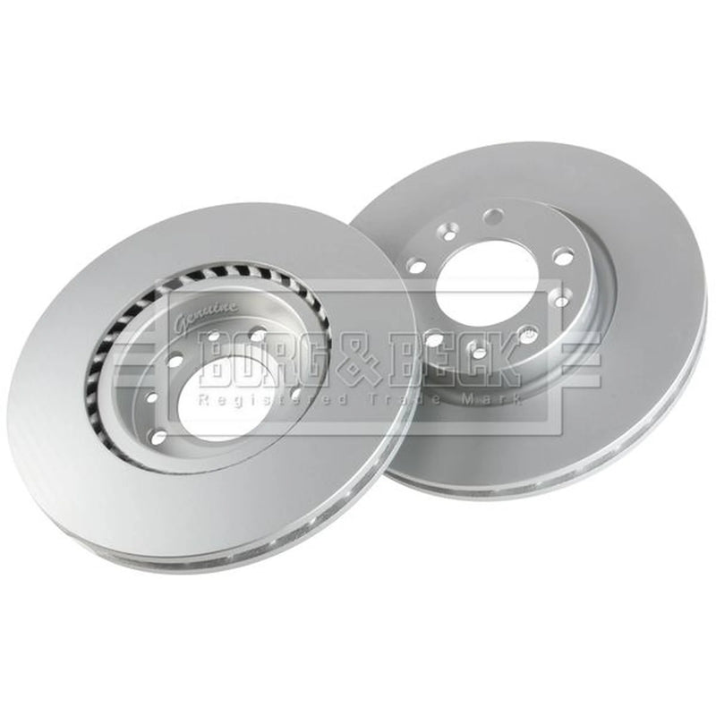 Borg & Beck 2 x Vented Front Brake Discs BBD5360