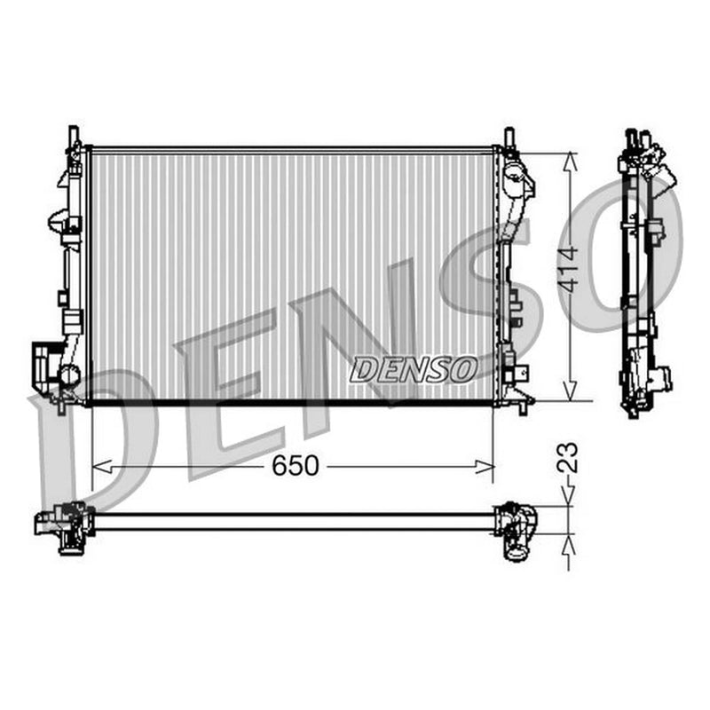 Denso Engine Radiator DRM20028