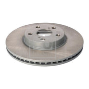 Febi 2 x Internally Vented Front Brake Discs 108515