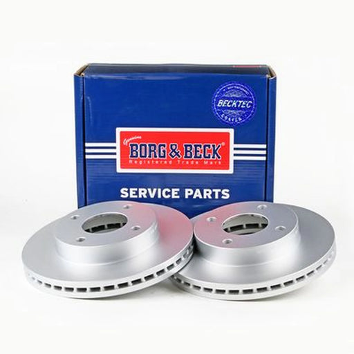 Borg & Beck 2 x Vented Front Brake Discs BBD5214