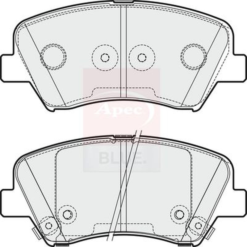 Apec Front Brake Pad Set PD3357