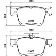 DON Rear Brake Pad Set PCP2047