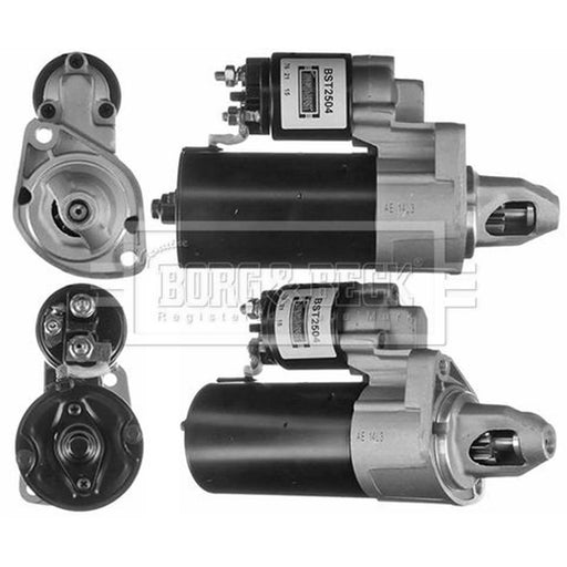 Borg & Beck Starter Motor 12V 1.7kW 10 Teeth BST2504