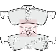 Apec Rear Brake Pad Set PAD1966