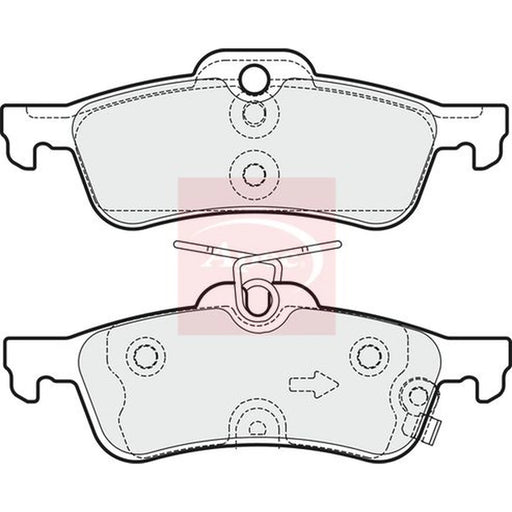 Apec Rear Brake Pad Set PAD1966