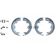 Textar Parking Brake Shoe Set 91059400