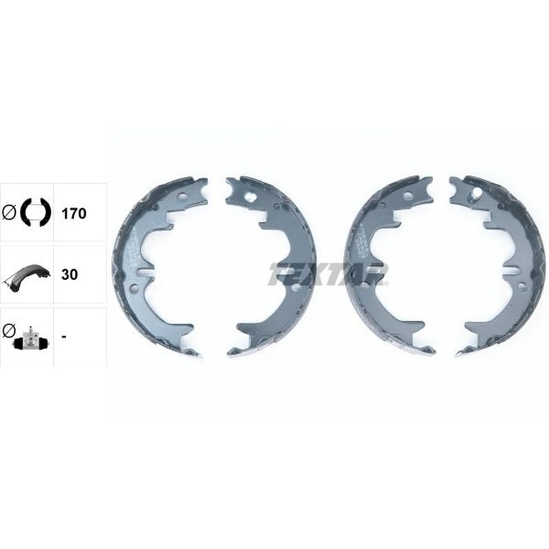 Textar Parking Brake Shoe Set 91059400