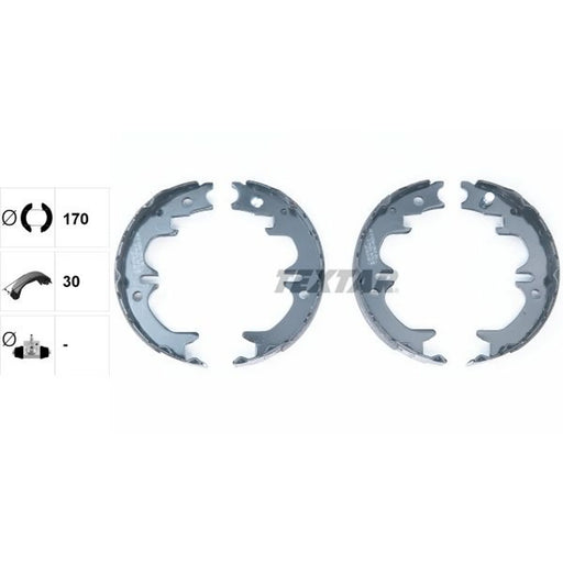Textar Parking Brake Shoe Set 91059400