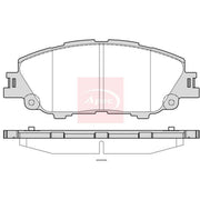 Apec Front Brake Pad Set PAD2385