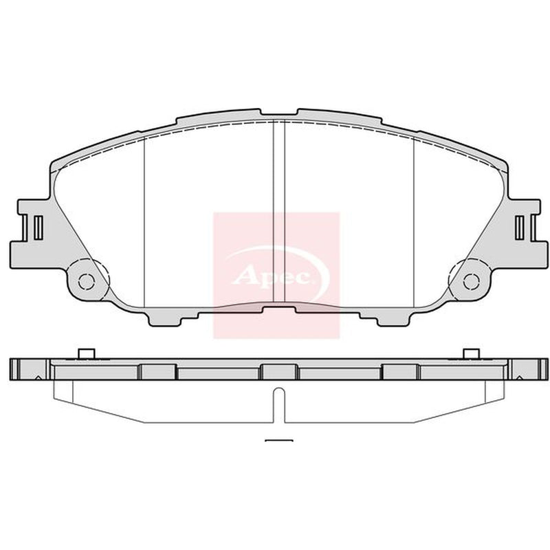 Apec Front Brake Pad Set PAD2385
