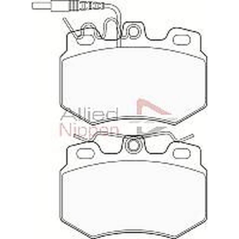 Comline 4 x Front Brake Pad Set CBP1515