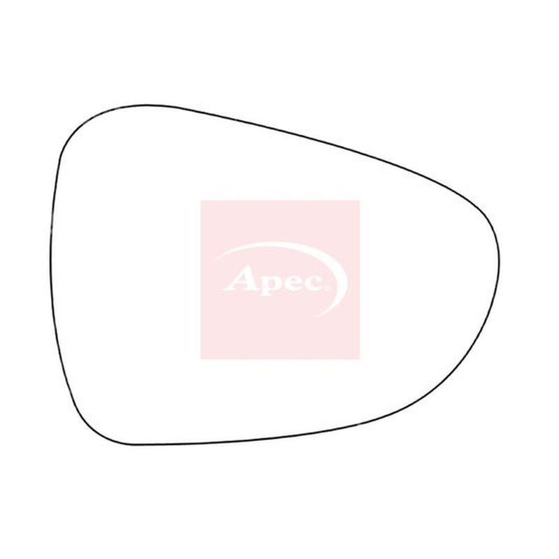 Apec Exterior Wing Mirror Glass Right AMS2624