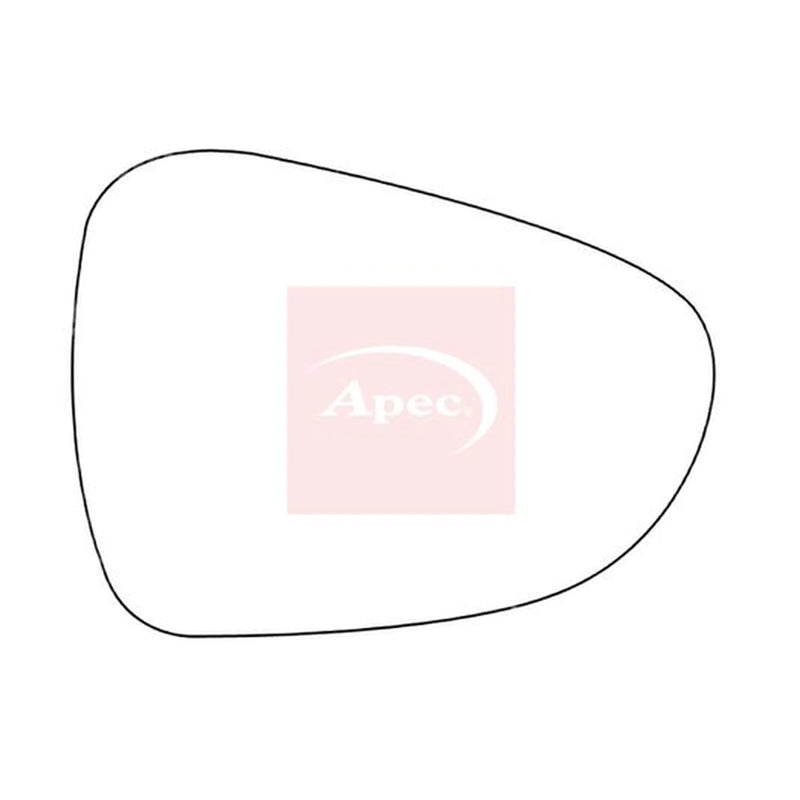 Apec Exterior Wing Mirror Glass Right AMS2624