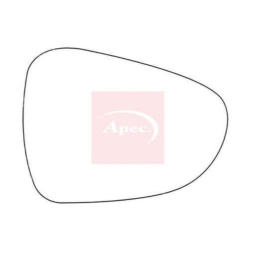 Apec Exterior Wing Mirror Glass Right AMS2624