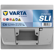 Varta Battery 12V 52Ah 520A 552401052K262