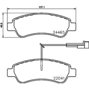 DON Rear Brake Pad Set PCP1671
