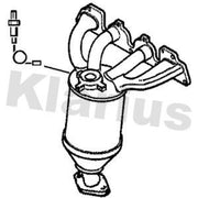 Klarius Catalyst Type Approved With Pipe 322409