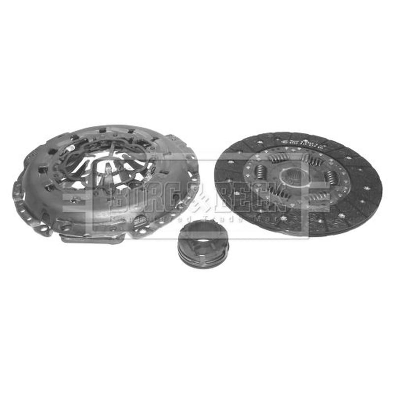 Borg & Beck Clutch Kit Set 3pc 240mm HK7870