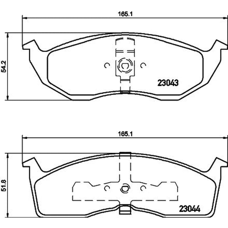 Mintex Front Brake Pad Set MDB1780