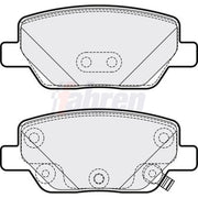 Fahren Rear Brake Pad Set FBP3791
